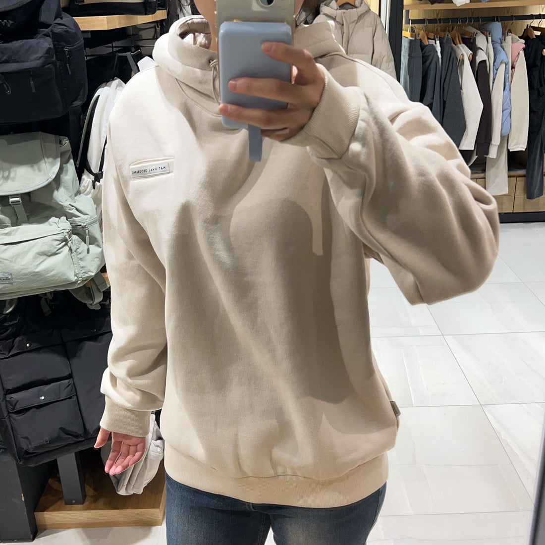 韓國 National Geographic High Neck Hoodie【NG292】