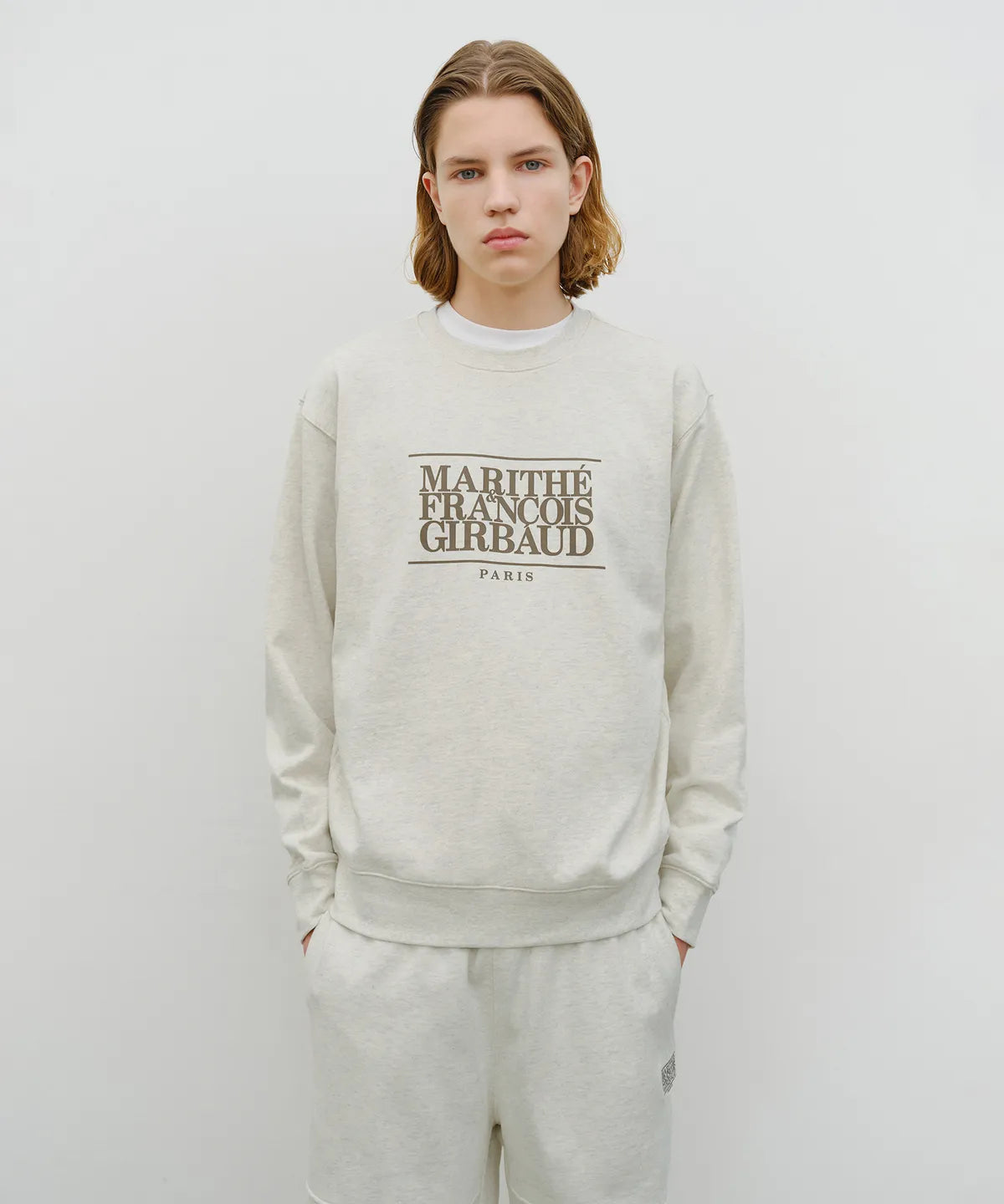 韓國 Marithe Francois Girbaud Classic Logo Sweatshirt【MF658】