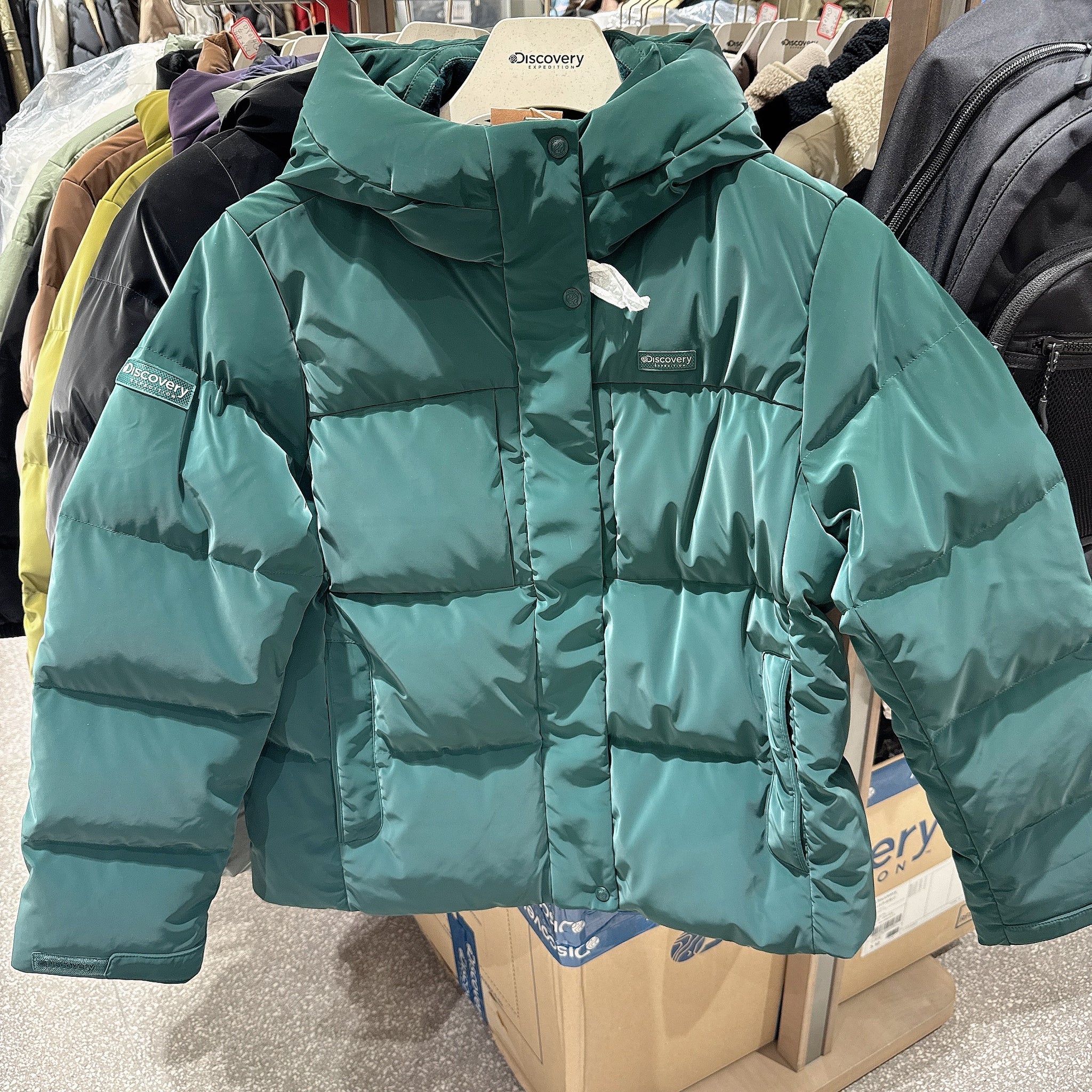 韓國 Discovery Women's Leicester G Goose Down Short Padding (鵝絨)【DY085】