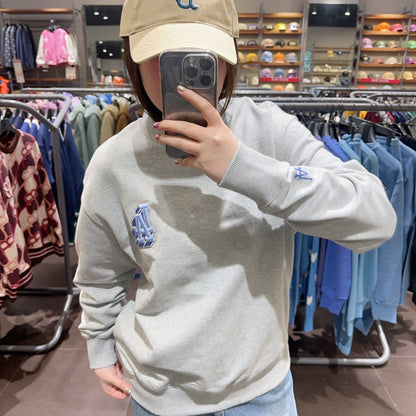 韓國 MLB CUBE MONOGRAM BIG LOGO OVERFIT SWEATSHIRT【MB154】