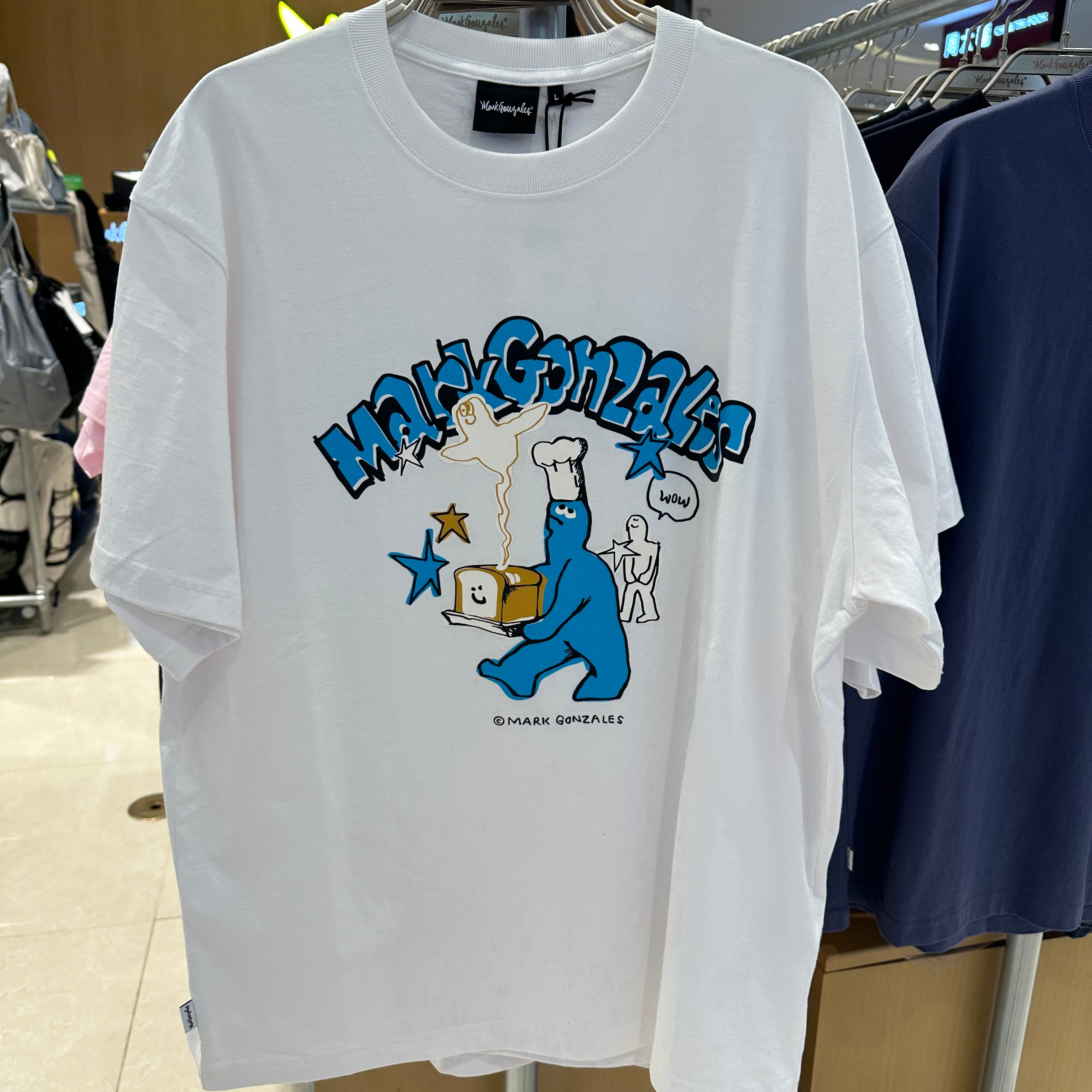 韓國 Mark Gonzales Bakery Shumoo Graphic Short Sleeve T-Shirt【MG110】