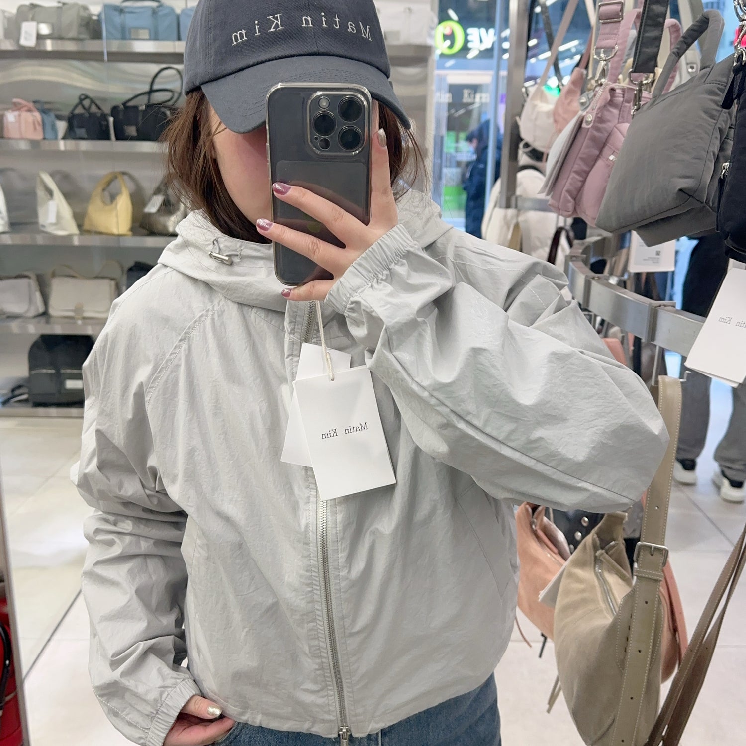 韓國 Matin Kim MATIN CROP HOODY COATING JUMPER【MK025】 - STT Mall HK 靚太網購