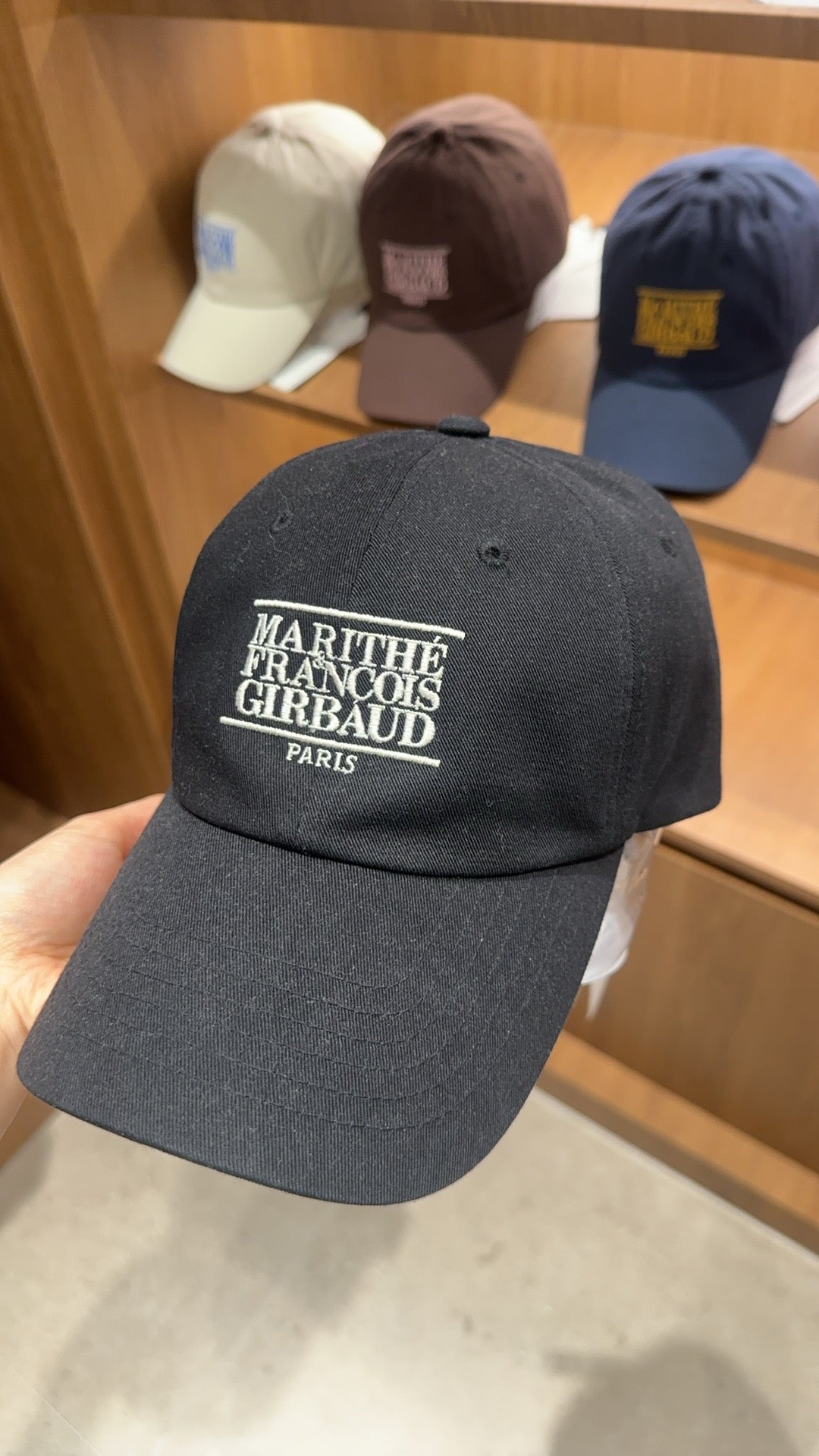 韓國 Marithe Francois Girbaud SMALL CLASSIC LOGO CAP【MF424】