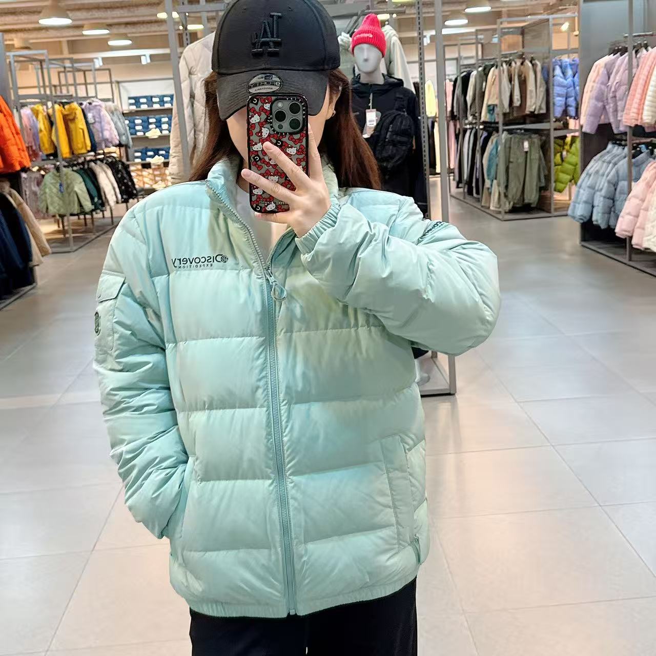 韓國 Discovery Byrn Tube Goose Down Men's Lightweight Padding (鵝絨)【DY188】