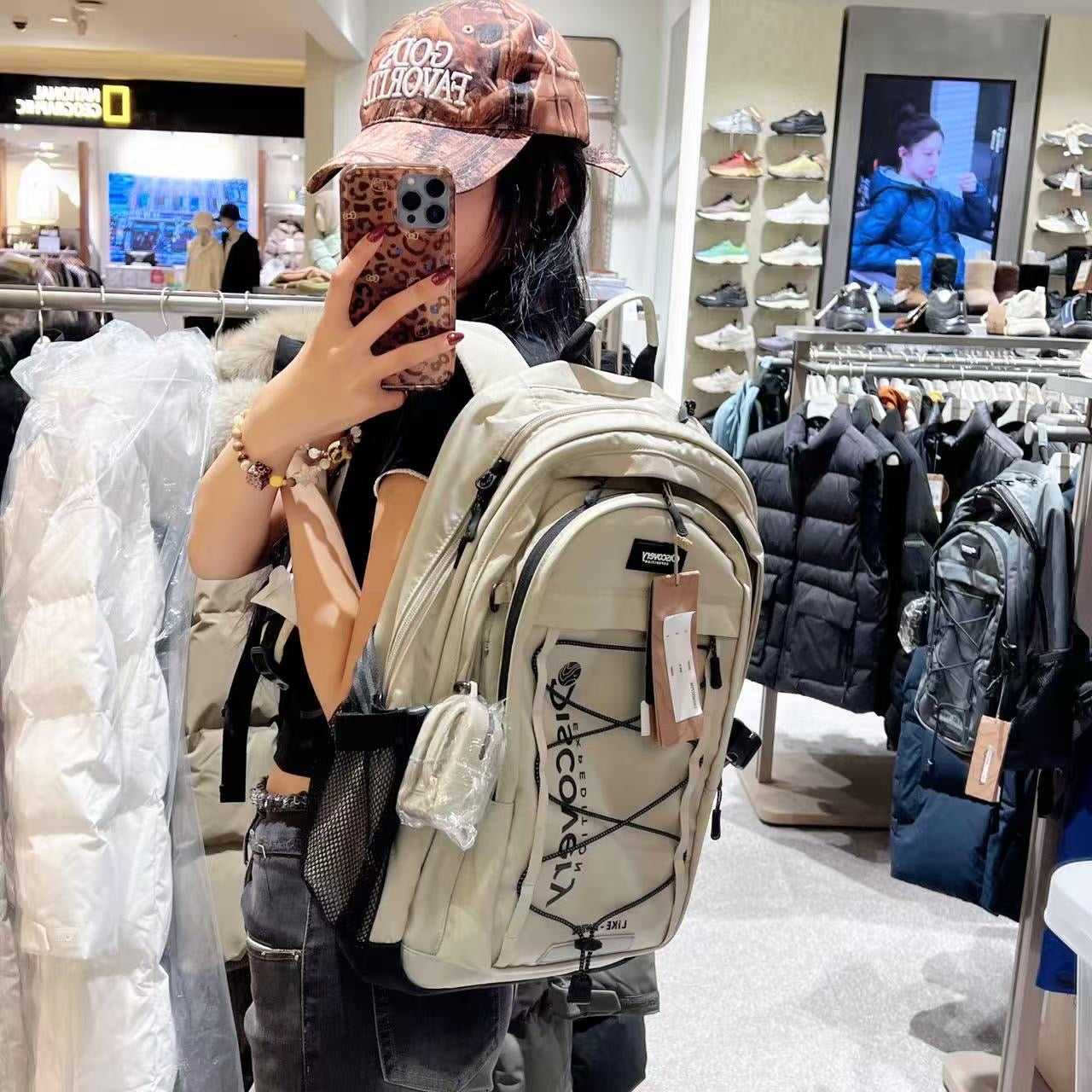 韓國 Discovery Like Air Twine Backpack【DY115】