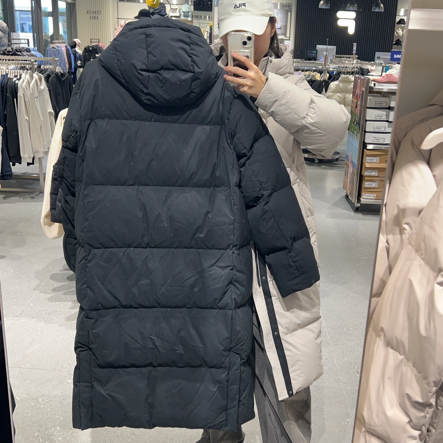 韓國 FILA Stretch Goose Long Padding (鵝絨)【FA011】