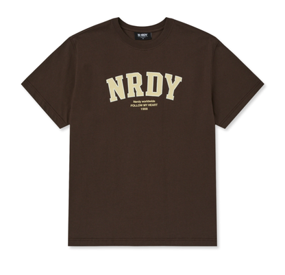 韓國 Nerdy Arch Logo S/S T-Shirt【NY025】