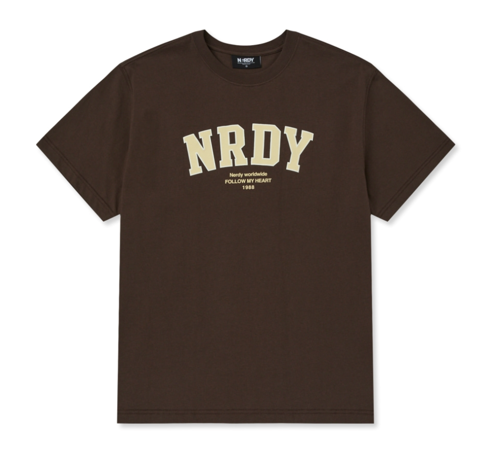 韓國 Nerdy Arch Logo S/S T-Shirt【NY025】