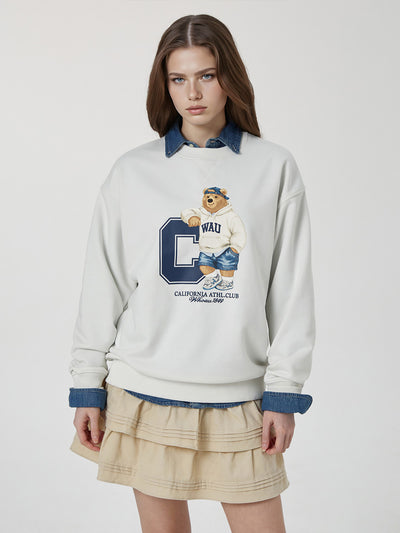 韓國 WhoAU Steve Photo Sweatshirt【WA295】