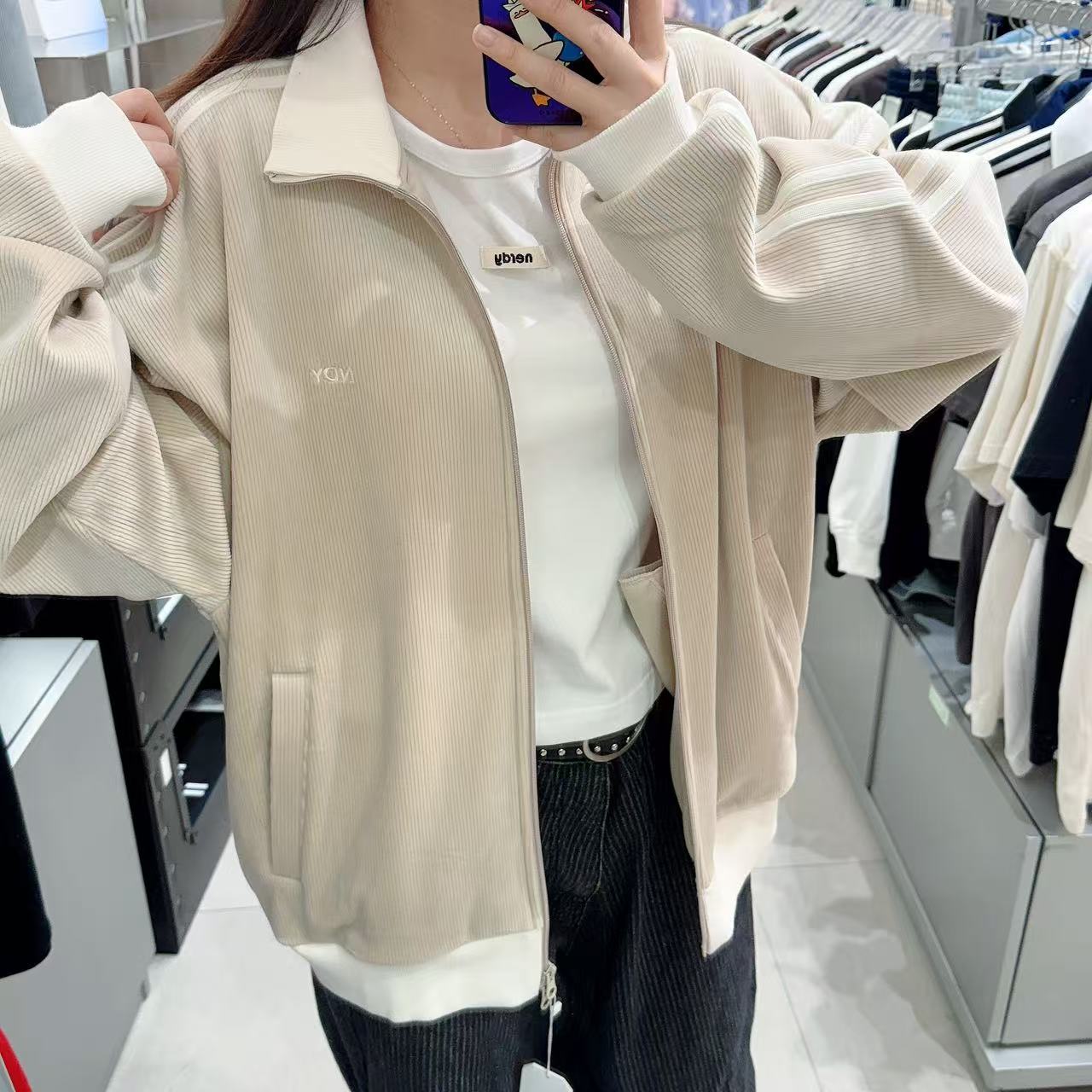 韓國 Nerdy Corduroy Classic NY Track Top【NY078】