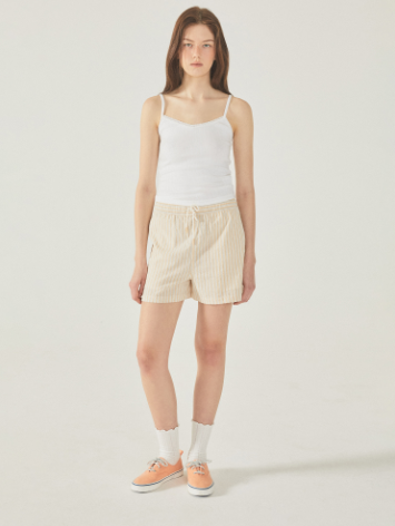 韓國 Who.A.U Steve Seersucker Shorts【WA161】