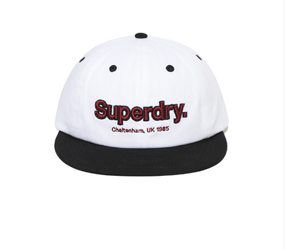 韓國 Superdry Original Flat 6 Panel Ball Cap【SU081】