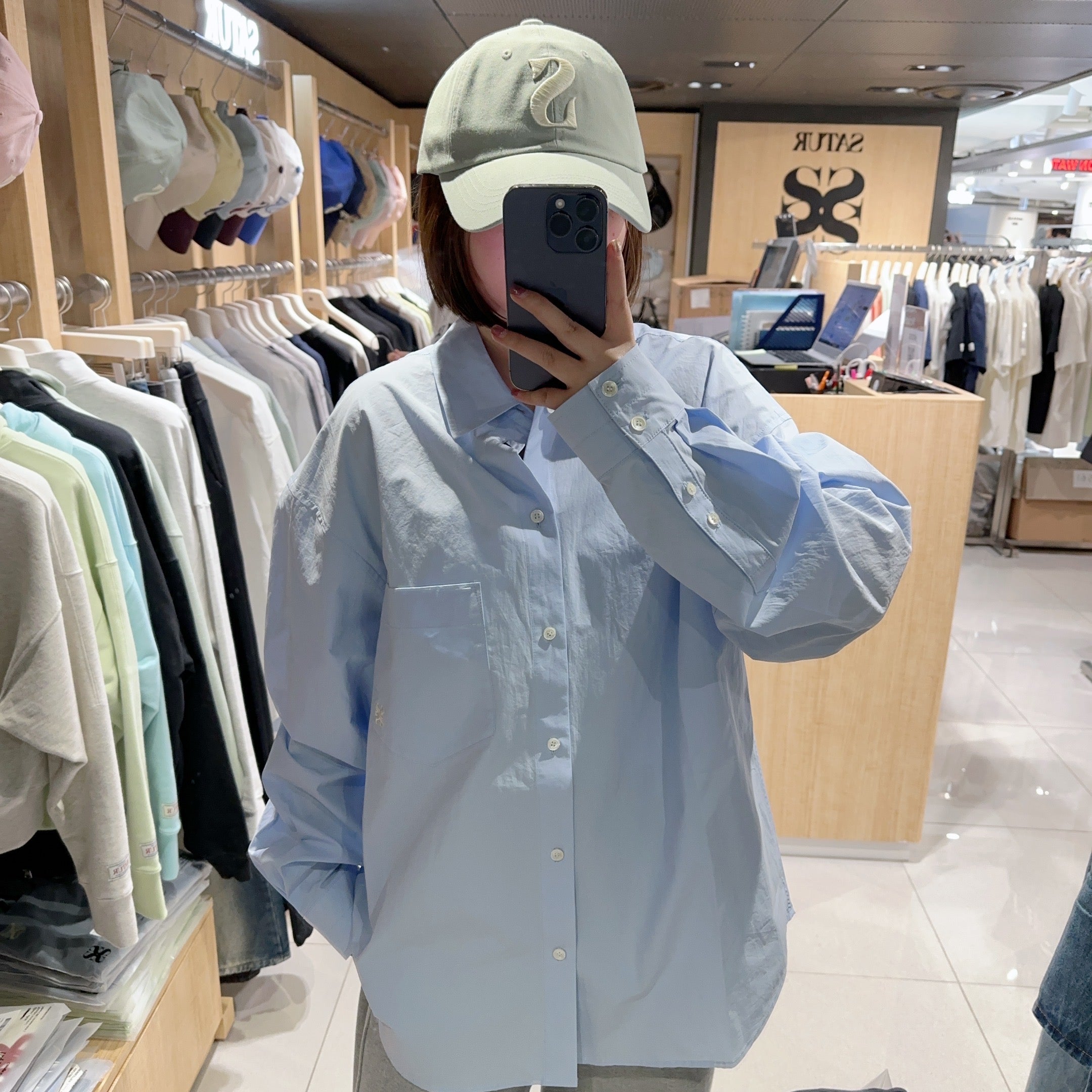 韓國 Satur Lantana Cotton Shirt【SR084】