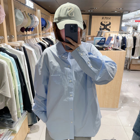 韓國 Satur Lantana Cotton Shirt【SR084】
