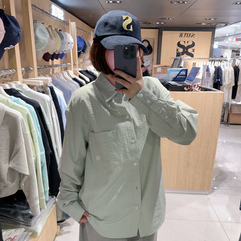 韓國 Satur Unisex Shirt【SR085】