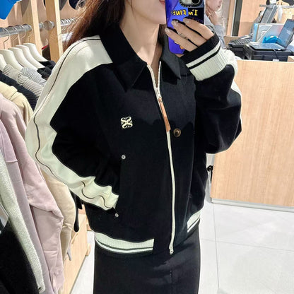 韓國 Satur Lawton Collar Track Zip-Up Jacket【SR132】