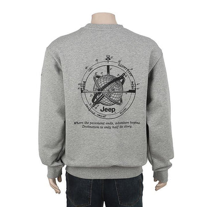 韓國 Jeep Globe Loose Sweatshirt【JP027】