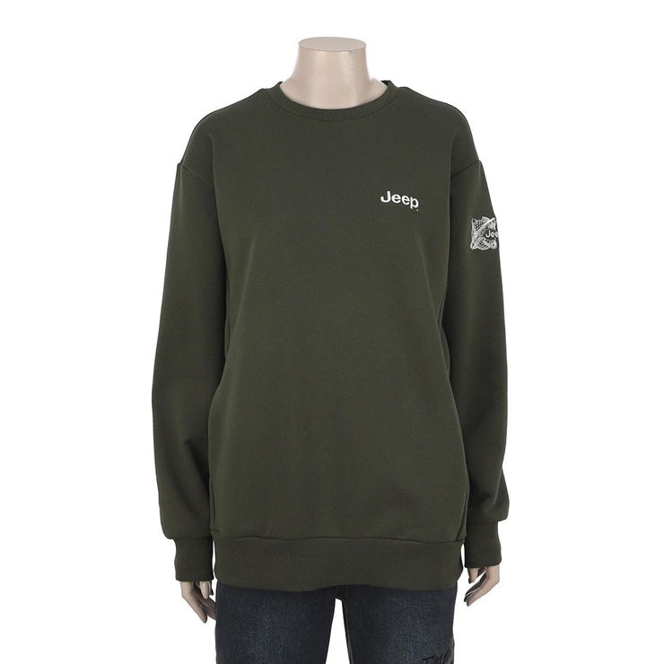 韓國 Jeep Globe Loose Sweatshirt【JP027】