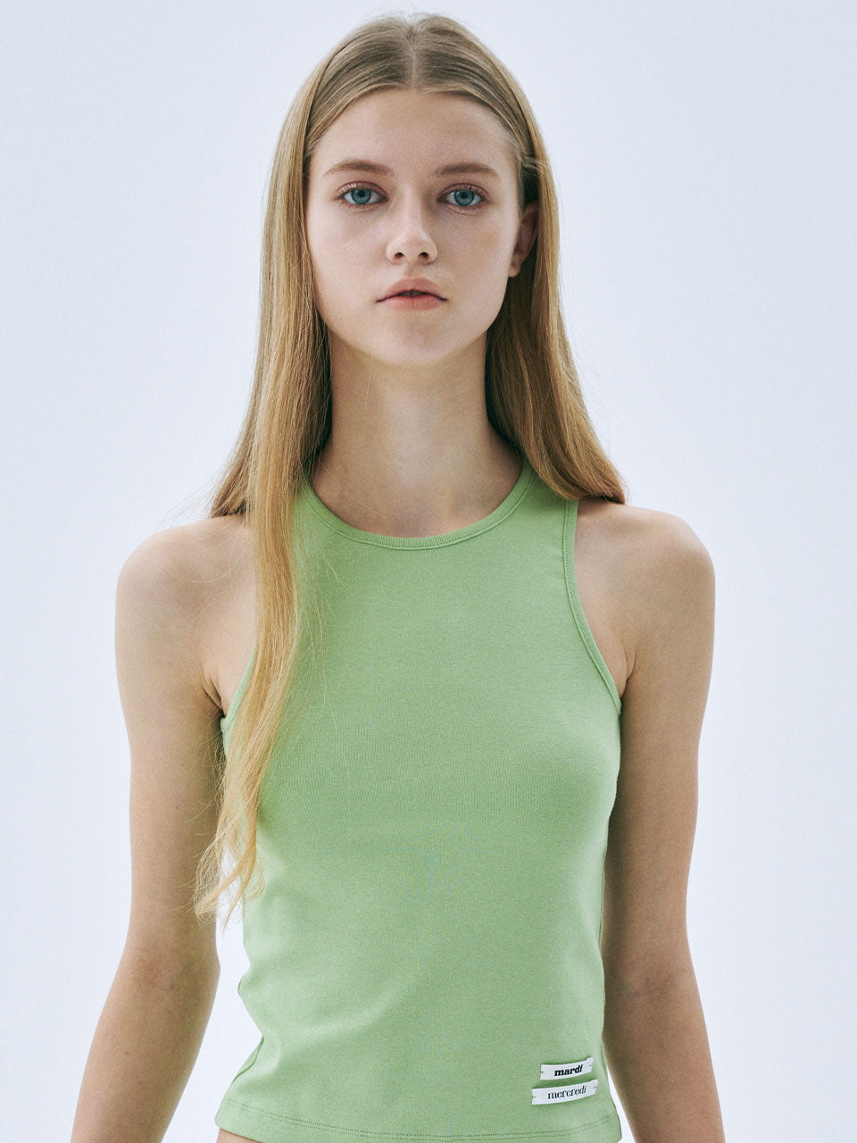 韓國 Mardi Mercredi Basic Tank Double Label【MM227】