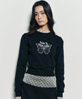 【現貨】韓國 Nick Nicole Mini Butterfly Signature Sleeve Knit【NK019】