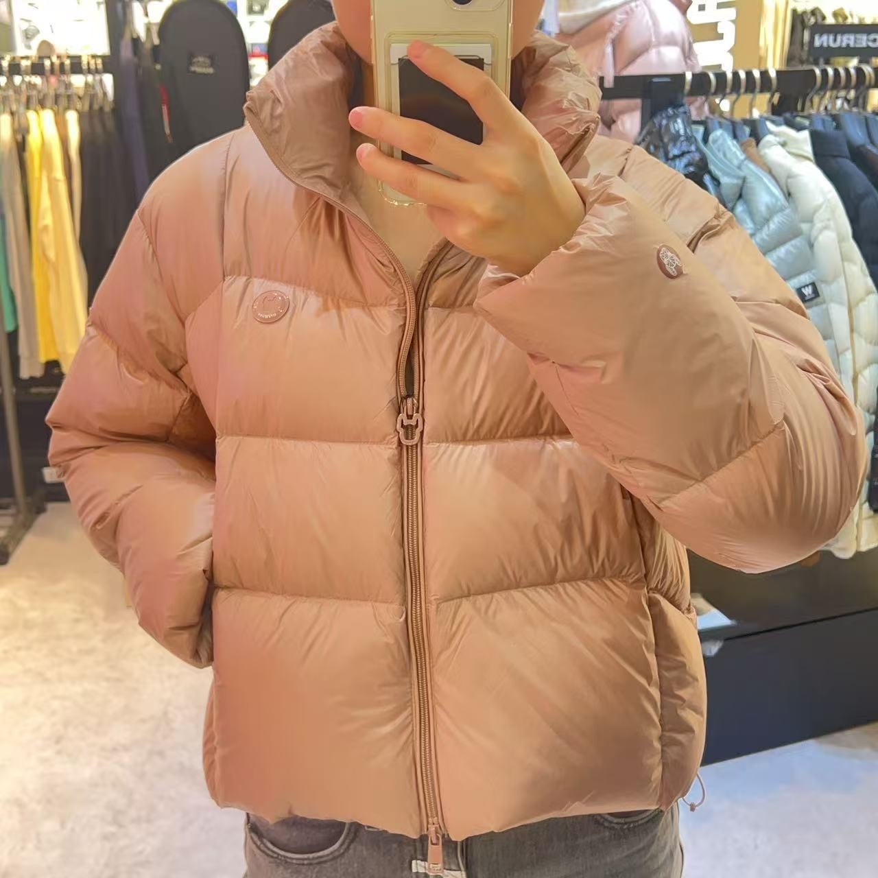 韓國 LifeWork Women's Soft Air High Neck Crop Down Jumper (鴨絨)【LW008】