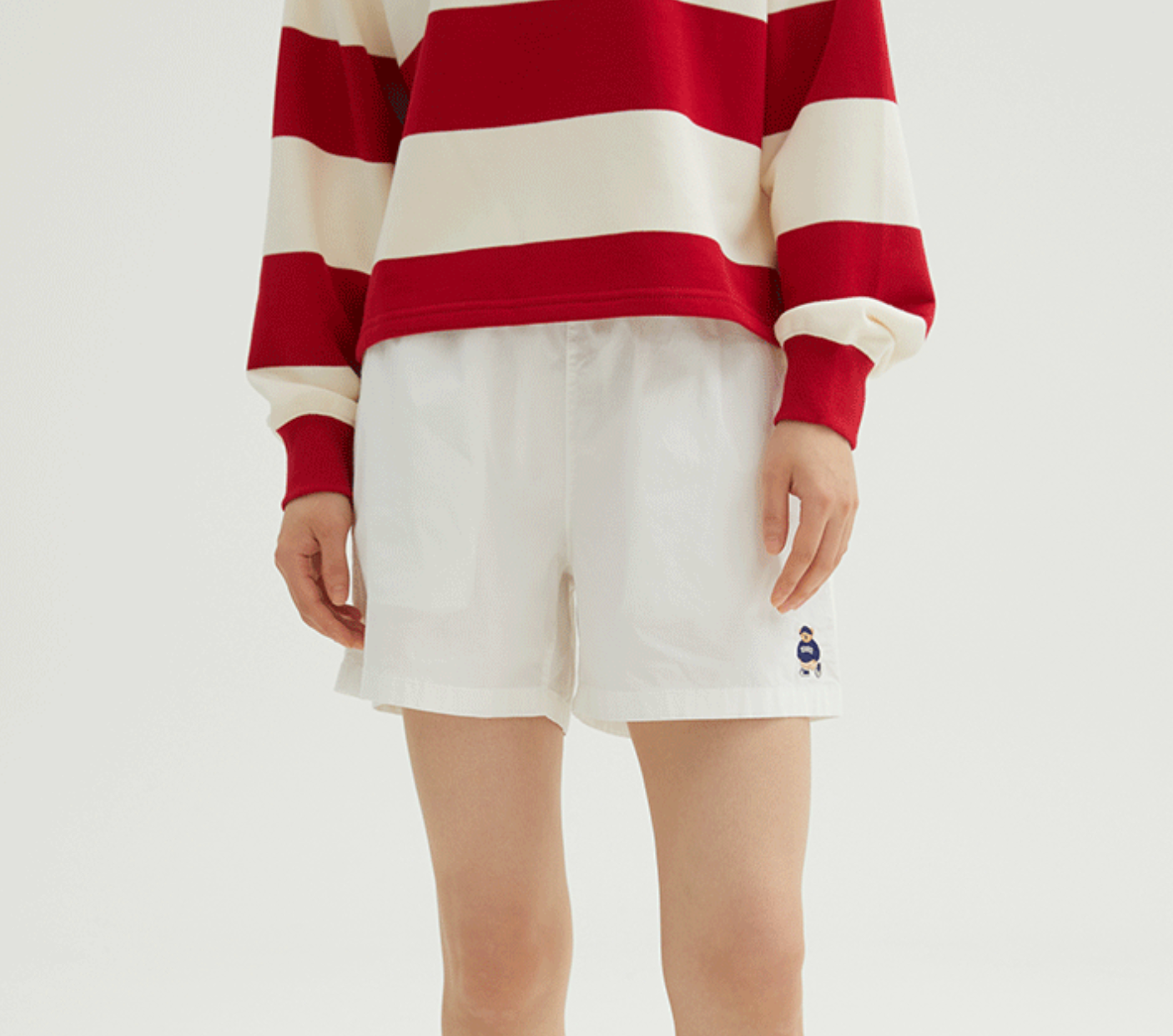 韓國 SPAO Woody Cotton Span Banding Shorts【SP213】