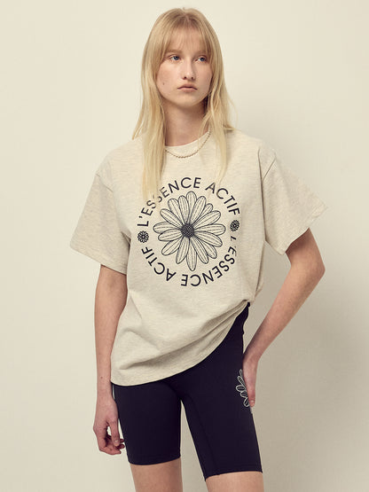 韓國 Mardi Mercredi T-SHIRT ACTIF EMBLEM【MM114】