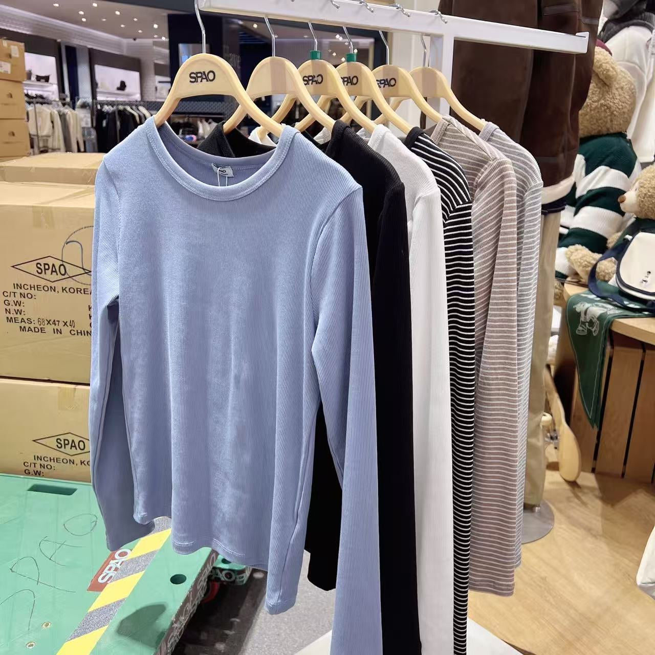 韓國 SPAO Long Sleeve Tee【SP315】