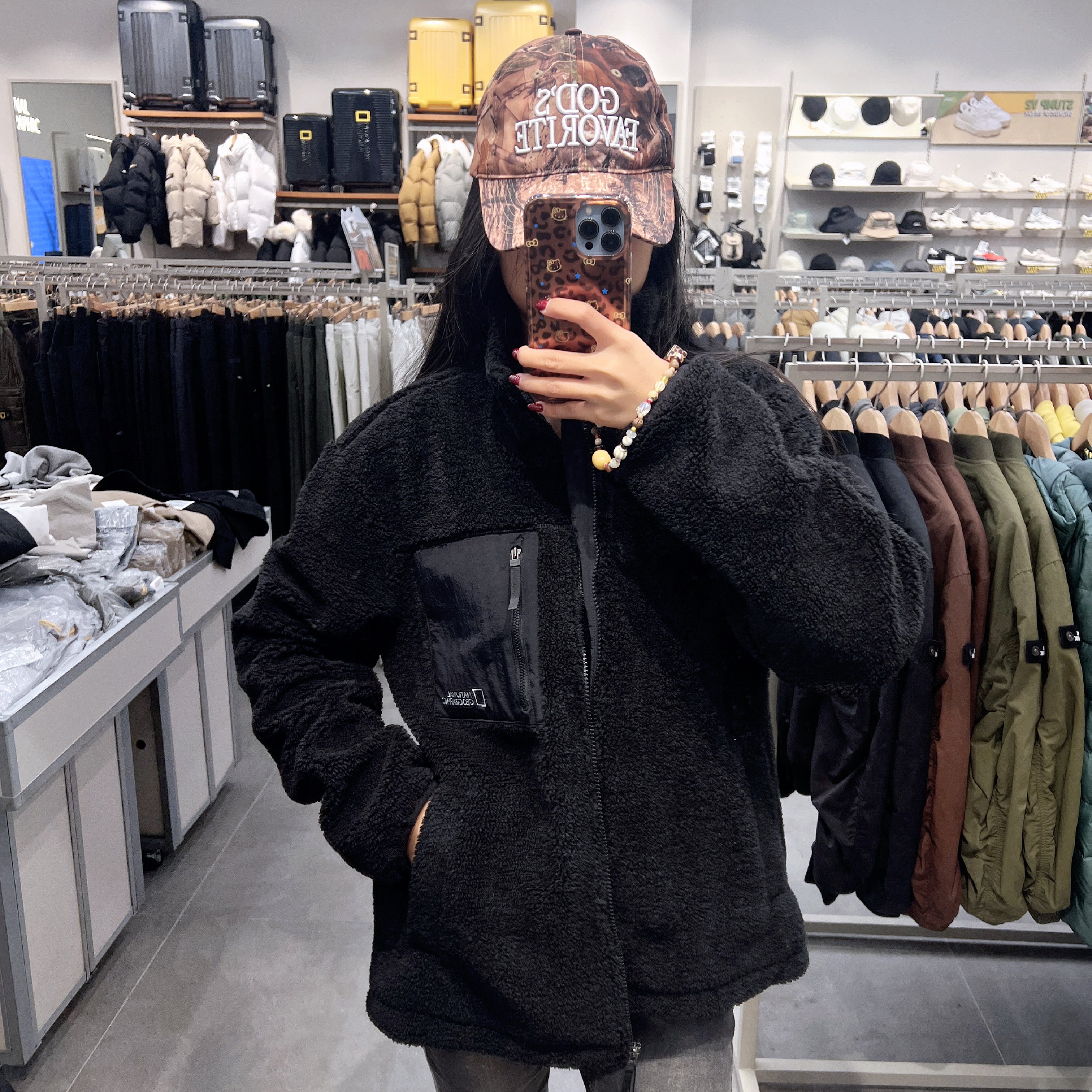 韓國 National Geographic Kotoni Stand-Neck Fleece Jacket【NG187】