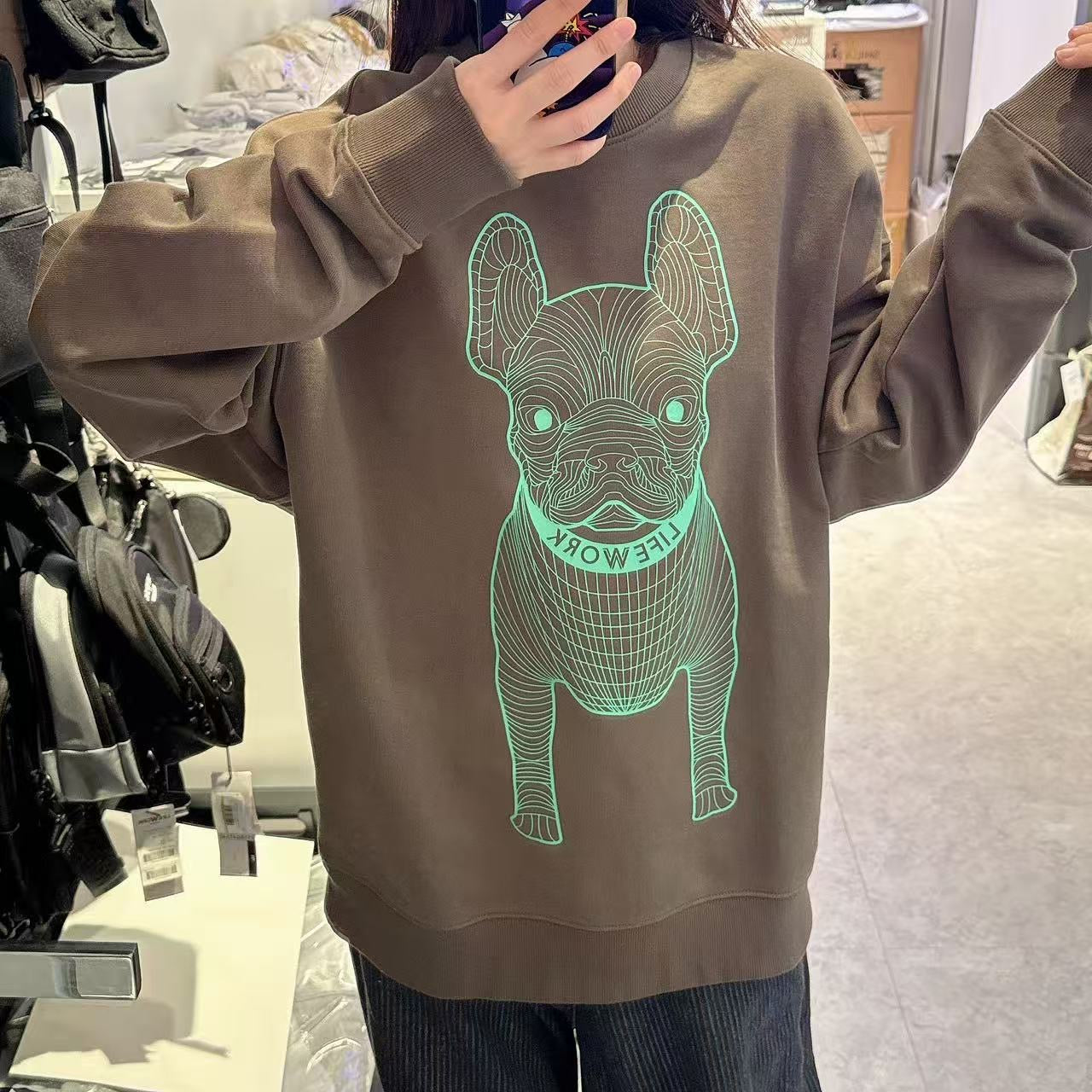 韓國 LifeWork Big Radog Sweatshirt【LW016】