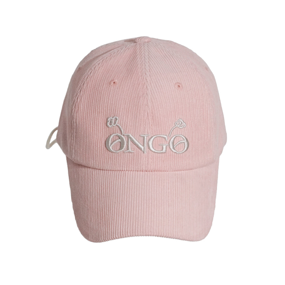 韓國 ONGO Corduroy Logo Flower Cap【ON022】