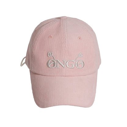 韓國 ONGO Corduroy Logo Flower Cap【ON022】