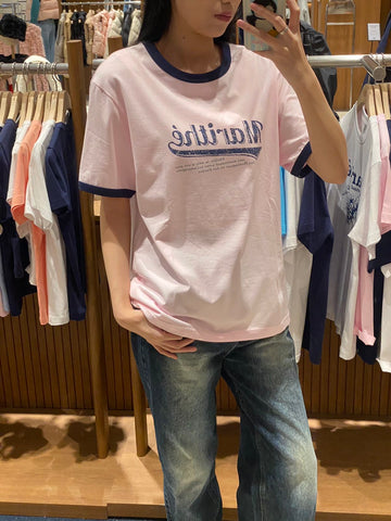 韓國 MFG M VINTAGE BASEBALL RINGER TEE 【MF162】 - STT Mall HK 靚太網購
