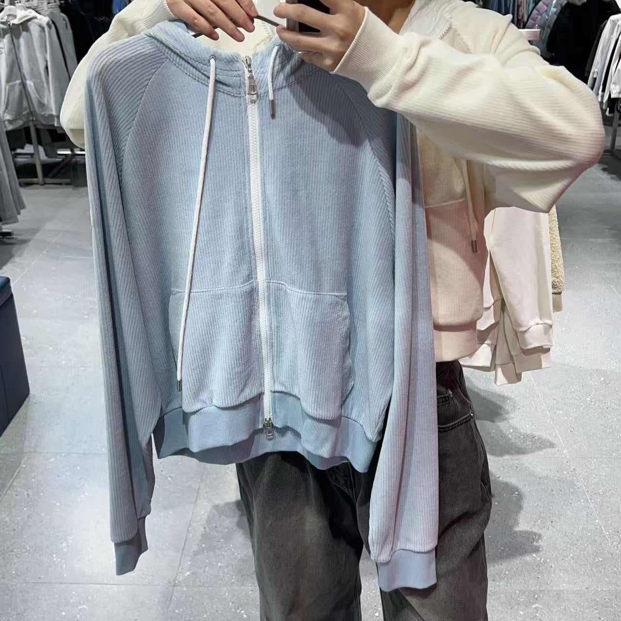 韓國 FILA Velour Hooded Zip-Up【FA052】