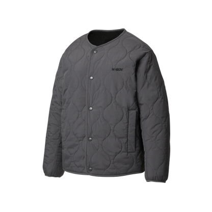 韓國 Nerdy Reversible Collarless Fleece Jacket【NY068】