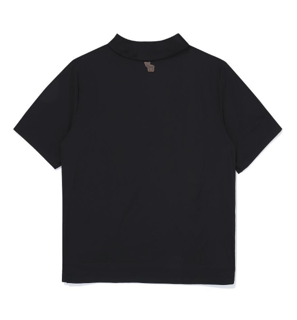 韓國 BBC Woven Collar Short Sleeve T-Shirt【BC098】