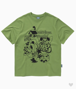 韓國 Video Jockey Mouse Friends T-Shirt【VJ036】