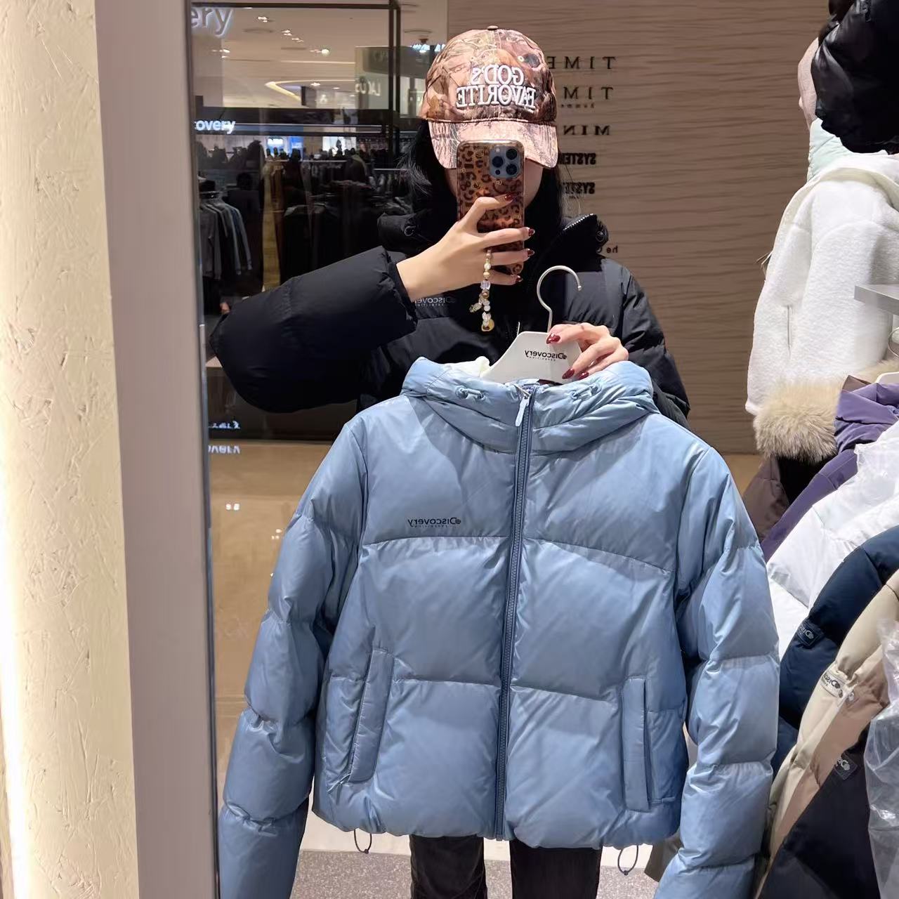 韓國 Discovery Women's Olia Glow Down Short Padding (鴨絨)【DY084】