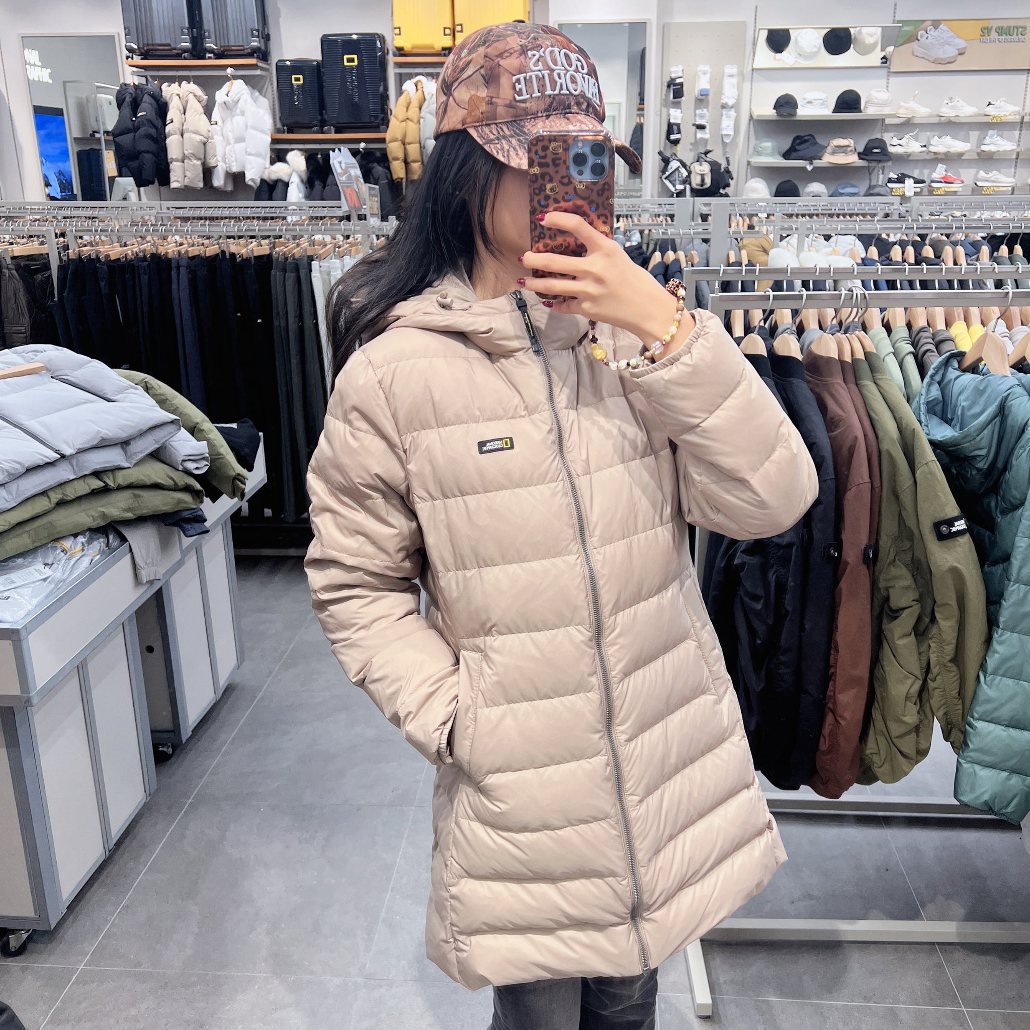 韓國 National Geographic Women's Milbus Lightweight Goose Down Mid-Length Jumper (鵝絨)【NG190】