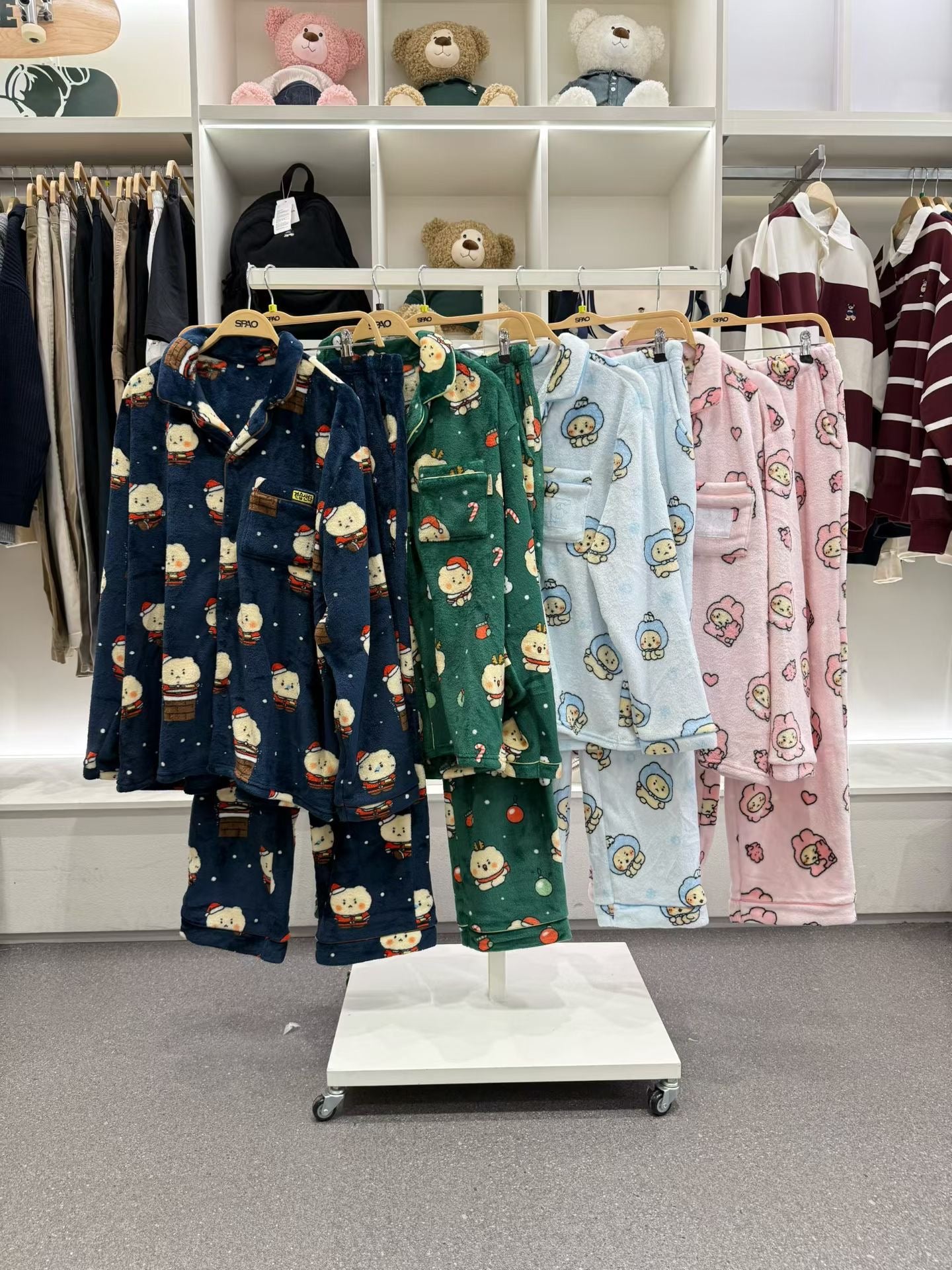 韓國 SPAO Mangled Bear Sleeping Pajamas to Wear with Buangdan【SP276】