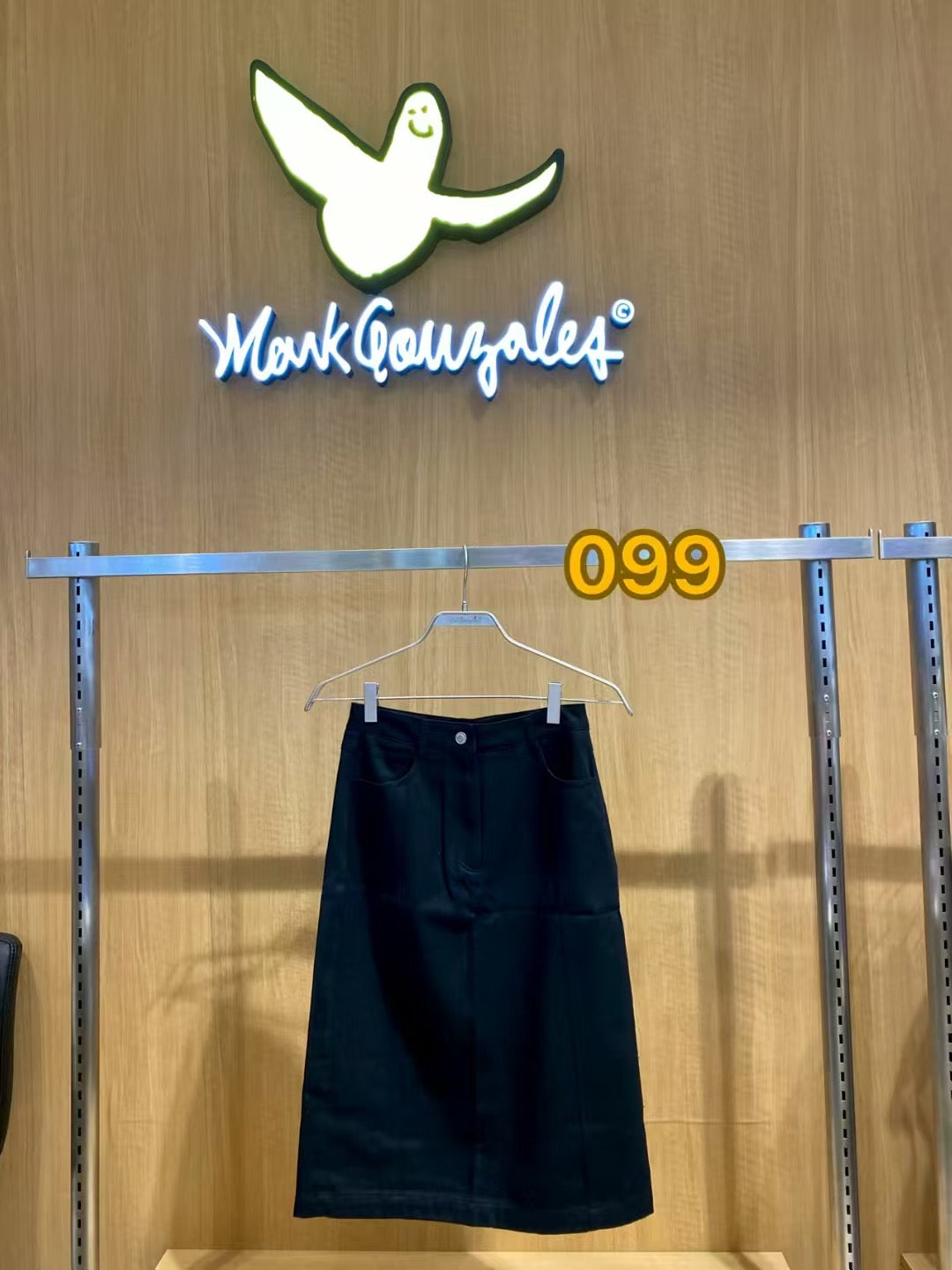 韓國 Mark Gonzales Women's Cotton Mid Skirt【MG138】