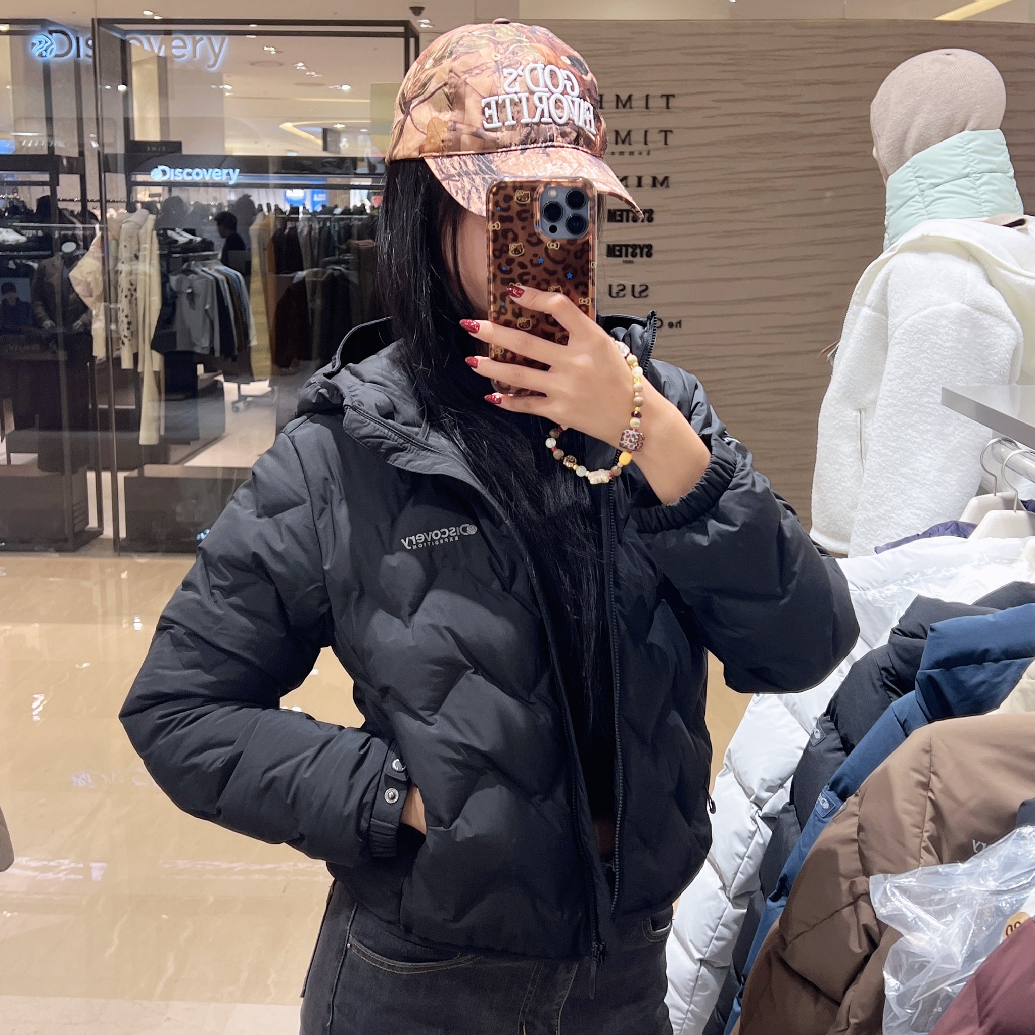 韓國 Discovery Women's Tibern Tube Goose Down Lightweight Padding (鵝絨)【DY087】