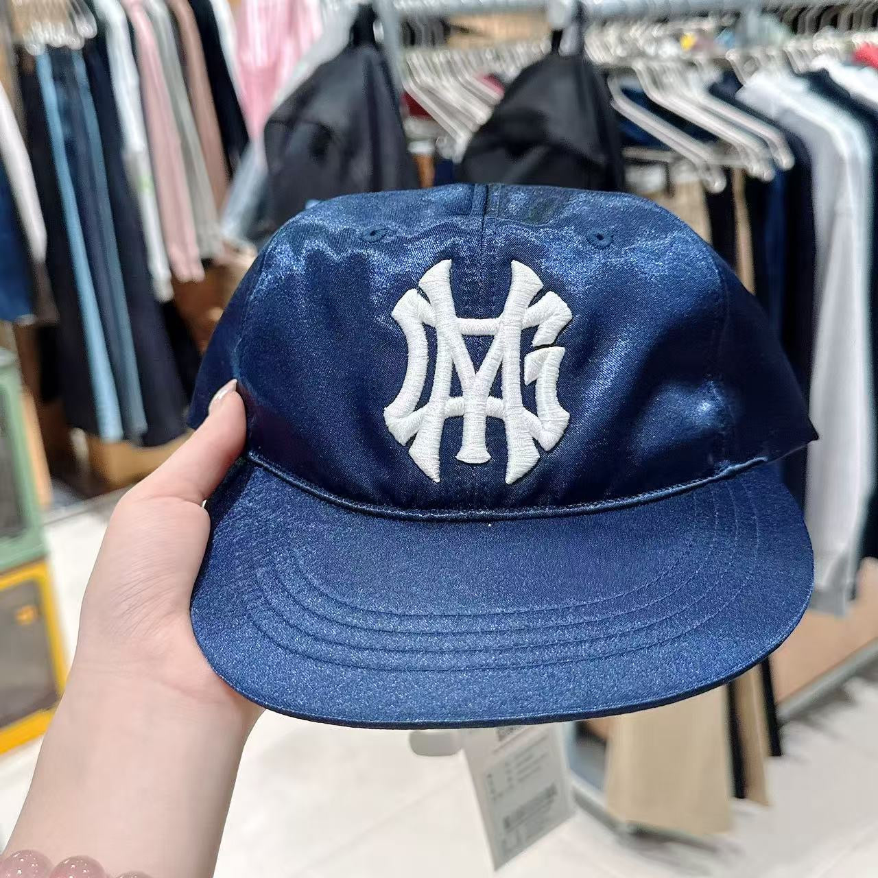 韓國 Mark Gonzales Yankees Satin Cap【MG155】