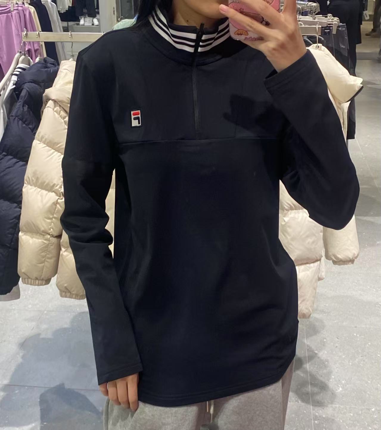 韓國 FILA Fleece Long Sleeved T-shirt【FA221】