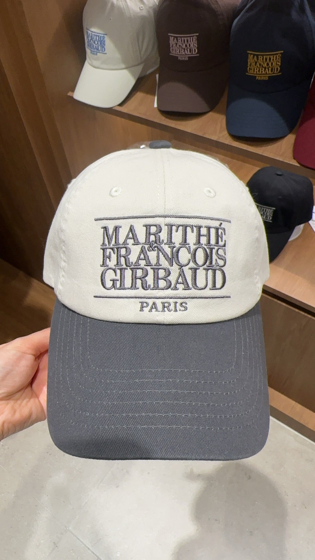 韓國 Marithe Francois Girbaud CLASSIC LOGO 6PANEL COLOR BLOCK CAP【MF421】