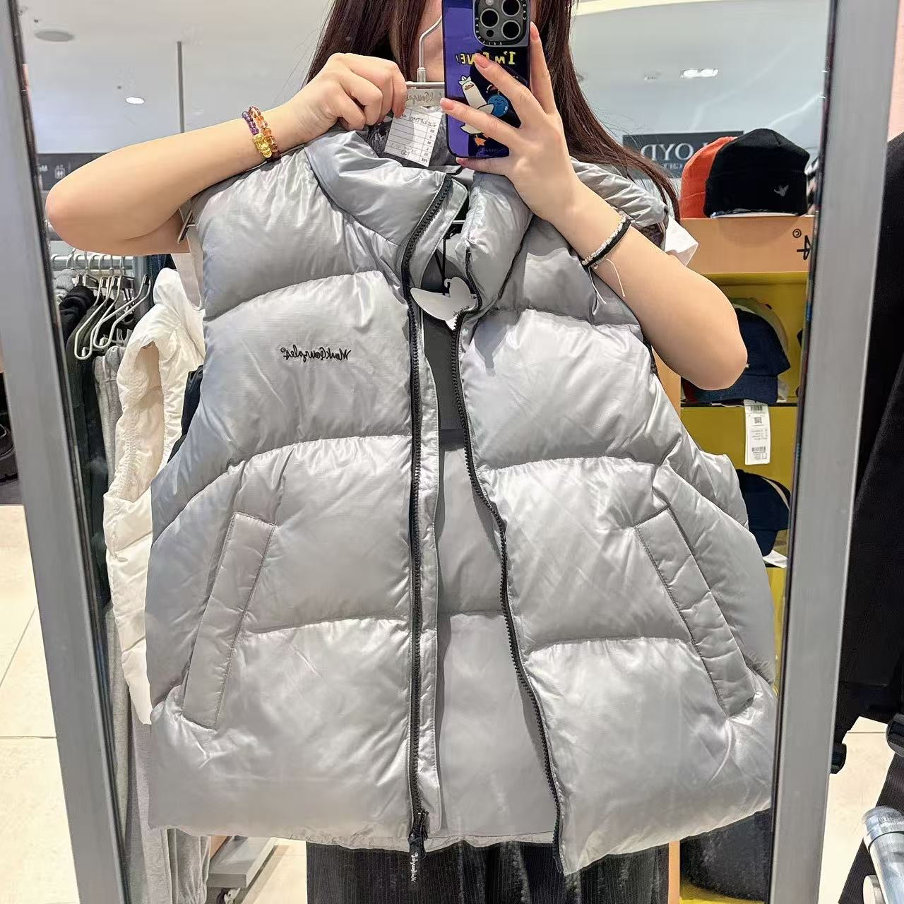 韓國 Mark Gonzales Sign Logo Down Vest (鴨絨)【MG179】