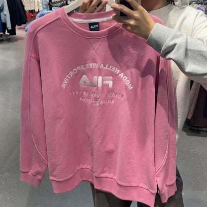 韓國 FILA Colorblock Logo Long Sleeve【FA030】