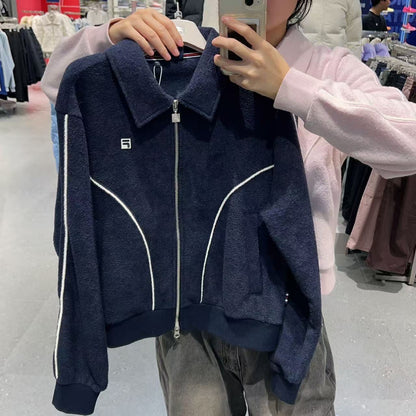 韓國 FILA CASA Tennis Terry Zip-Up【FA060】