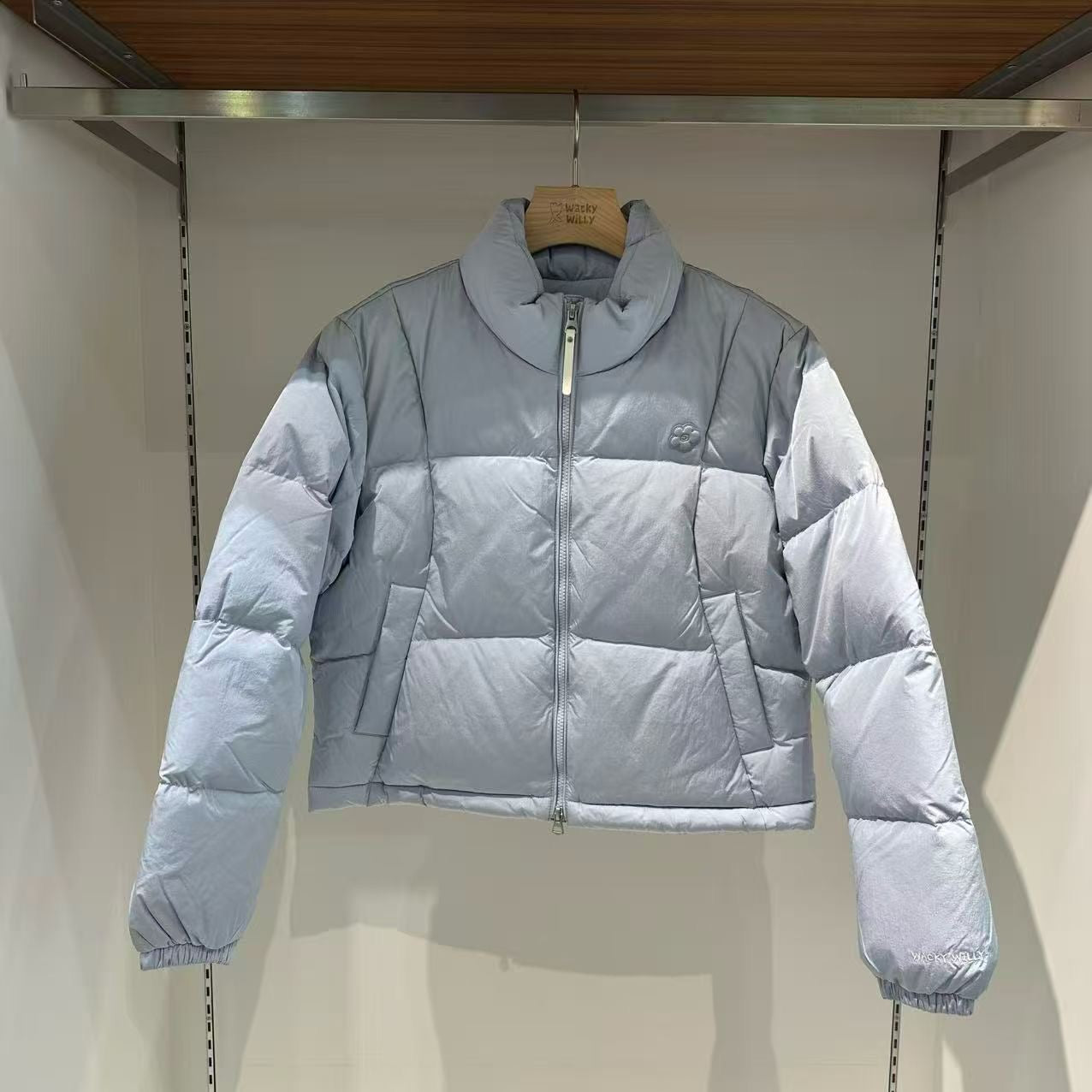 韓國 Wacky Willy Women's Duckie Glossy Down Short Puffer【WW096】