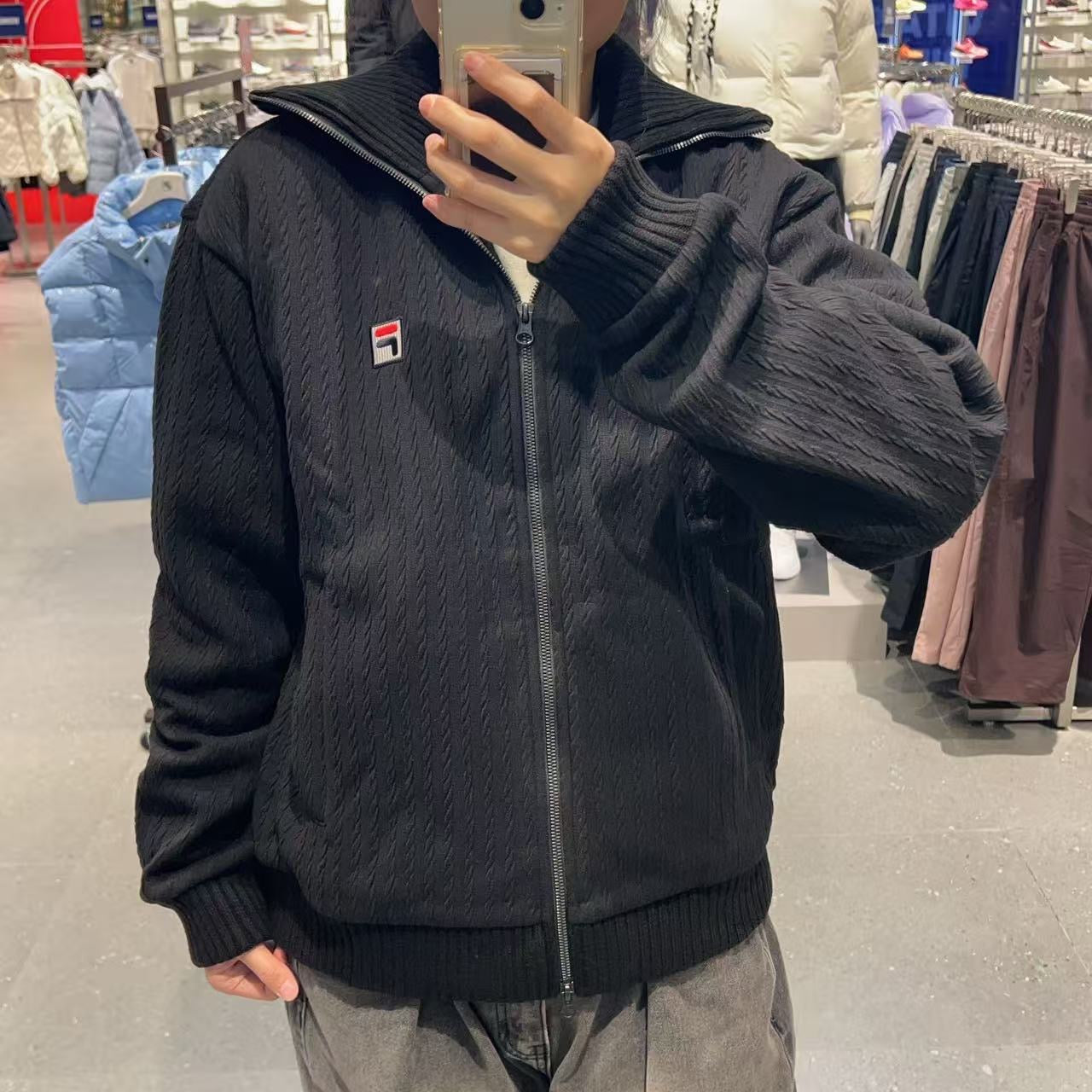 韓國 FILA Cable Knit Jacket【FA029】